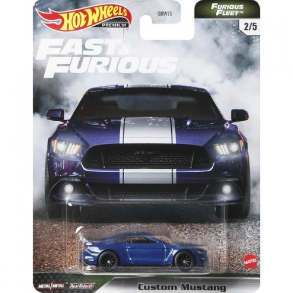 Hw Fast & Furious Custom Mustang GBW75 GRK56 - Resim 3
