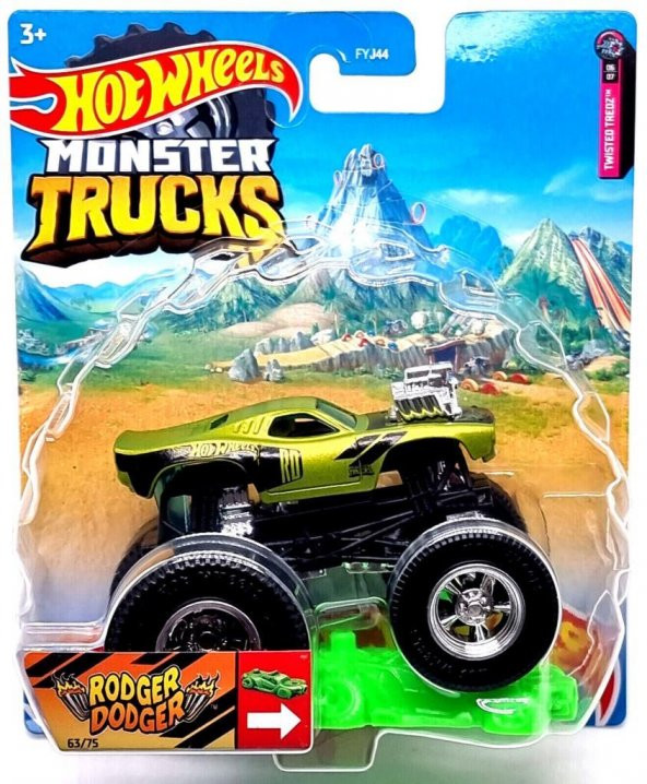 FYJ44 Monster Trucks 1:64 Araba RODGER DODGER HGC99 - 2