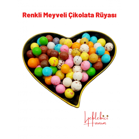 LEBLEBİCİ HANIM MEŞHUR ÇORUM RENKLİ MEYVE AROMALI LEBLEBİ 250 GR - 1