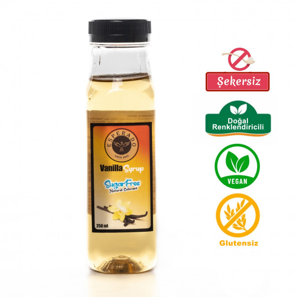 ESPERADO - VANİLYALI KAHVE ŞURUBU-ŞEKERSİZ -ZERO- 250 ML
