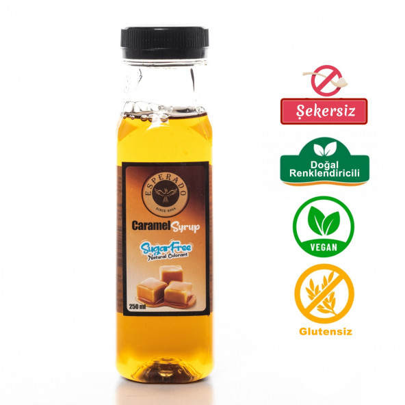 ESPERADO - KARAMEL KAHVE ŞURUBU-ŞEKERSİZ -ZERO- 250 ML