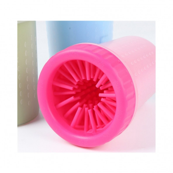 TİNEKE Kedi Köpek Ayak Pati Yıkama Ve Temizleme Aparatı -ORTA BOY 1 ADET 11 X9 CM MAVİ - 4