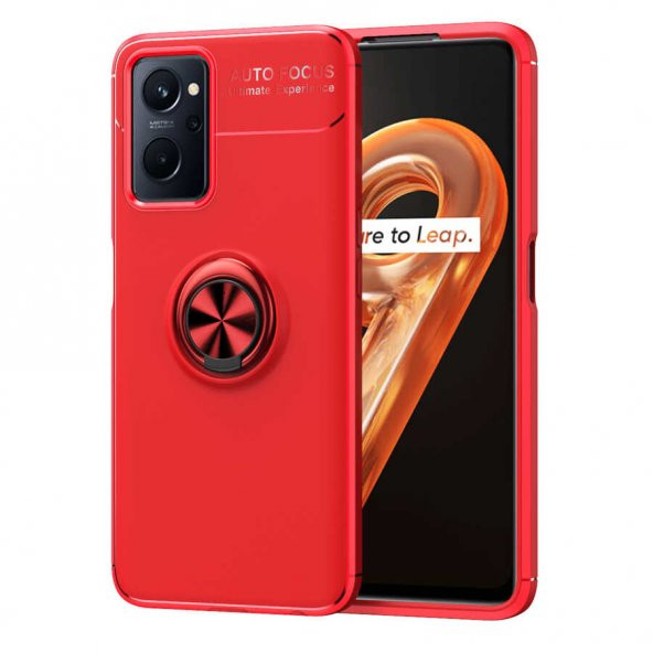 Oppo A36 Kılıf Zore Ravel Yüzüklü Magnetic Standlı Silikon Kapak - 11