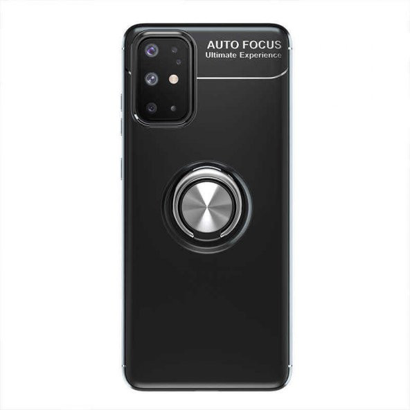 Samsung Galaxy A31 Kılıf Ravel Yüzüklü Magnetic Standlı Silikon Kapak - 2