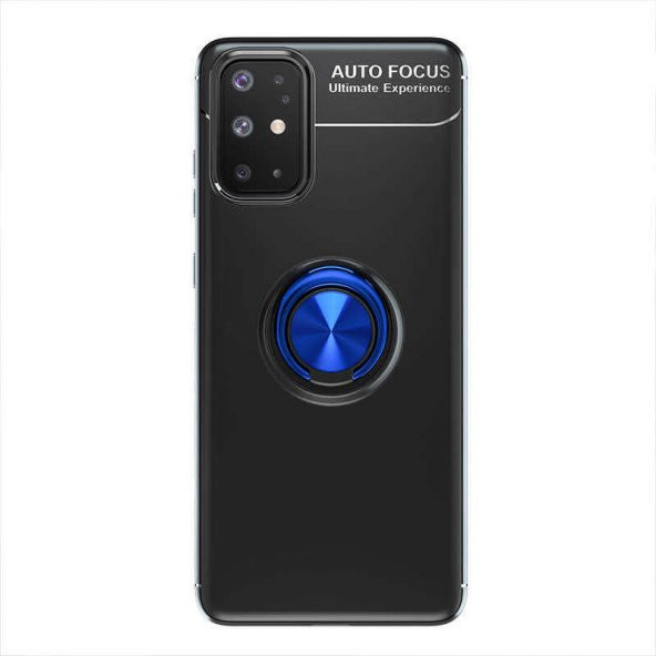 Samsung Galaxy A31 Kılıf Ravel Yüzüklü Magnetic Standlı Silikon Kapak - 7
