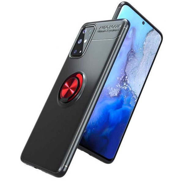 Samsung Galaxy A31 Kılıf Ravel Yüzüklü Magnetic Standlı Silikon Kapak - 10