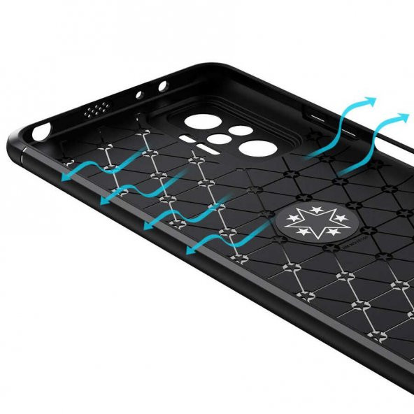 Xiaomi Redmi Note 10 Pro Kılıf Ravel Yüzüklü Magnetic Standlı Silikon Kapak - 6