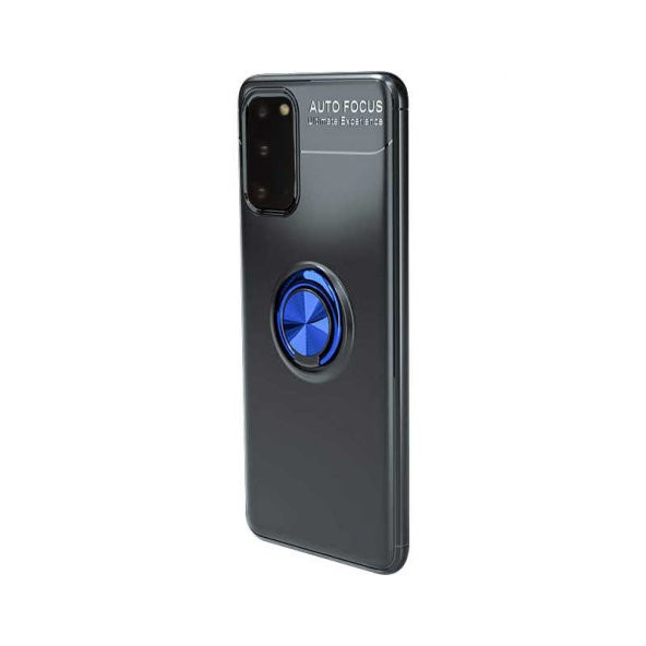 Samsung Galaxy S20 Kılıf Ravel Yüzüklü Magnetic Standlı Silikon Kapak - 7