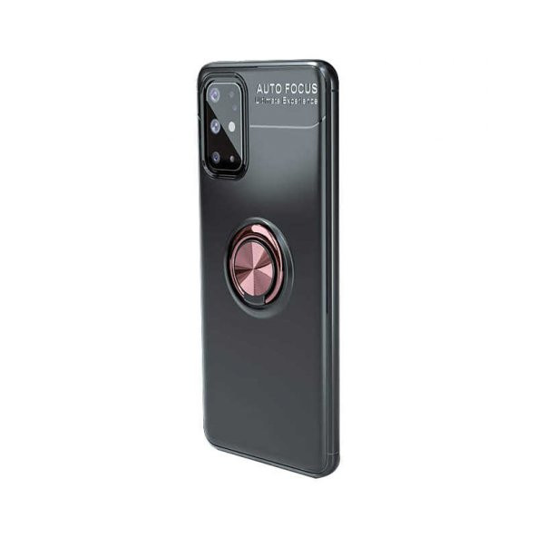 Samsung Galaxy S20 Plus Kılıf Ravel Yüzüklü Magnetic Standlı Silikon Kapak - 6