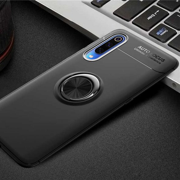 Samsung Galaxy A50 Kılıf Ravel Yüzüklü Magnetic Standlı Silikon Kapak - 2