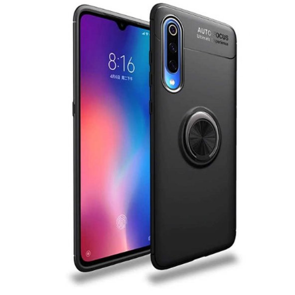 Samsung Galaxy A50 Kılıf Ravel Yüzüklü Magnetic Standlı Silikon Kapak - 8