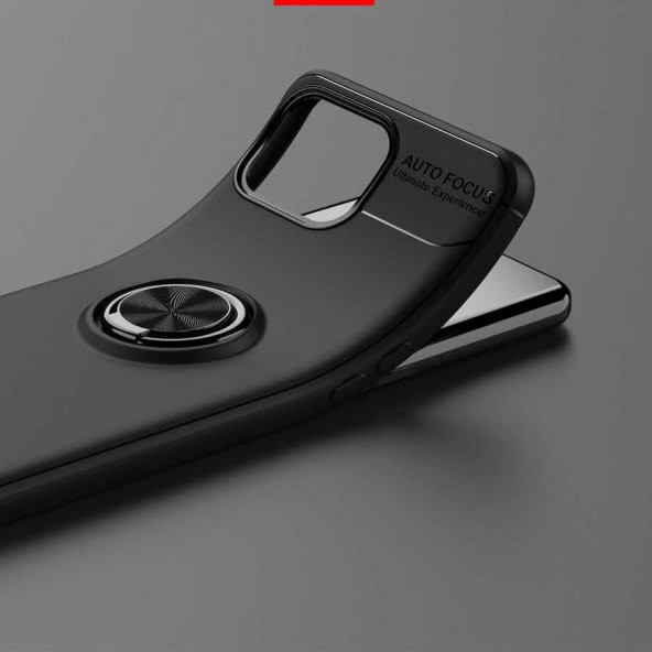 Oppo Reno 4 Lite Kılıf Ravel Yüzüklü Magnetic Standlı Silikon Kapak - 10