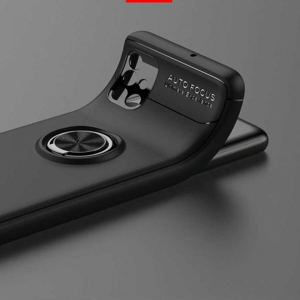 Samsung Galaxy M51 Kılıf Ravel Yüzüklü Magnetic Standlı Silikon Kapak - 11