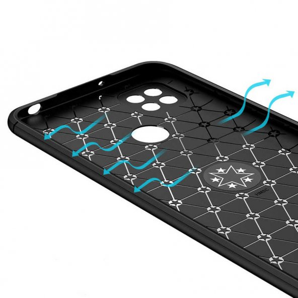 Xiaomi Redmi 9C Kılıf Ravel Yüzüklü Magnetic Standlı Silikon Kapak - 9