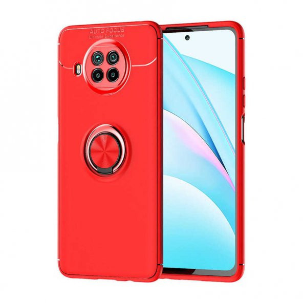 Xiaomi Mi 10T Lite 5G Kılıf Ravel Yüzüklü Magnetic Standlı Silikon Kapak