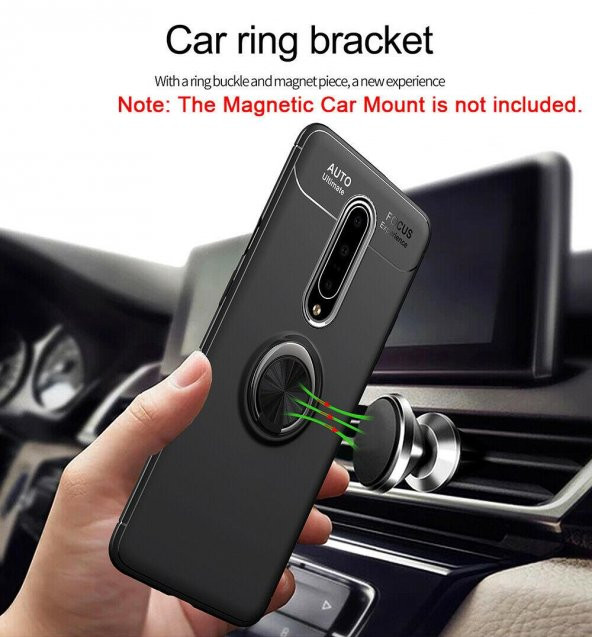 Xiaomi Mi 9T Kılıf Zore Ravel Yüzüklü Antişok Silikon Kapak - 2