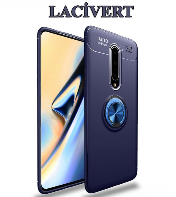 Xiaomi Mi 9T Kılıf Zore Ravel Yüzüklü Antişok Silikon Kapak - 6