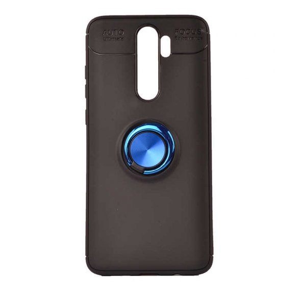 Xiaomi Redmi Note 8 Pro Kılıf Ravel Yüzüklü Magnetic Standlı Silikon Kapak - 10