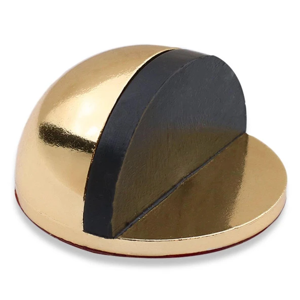 Yarımay Kapı Stoperi Tamponu Yapışkanlı Metal Kapı Stopu Durdurucu Tutucu Albrifin (5 ADET) - Resim 7