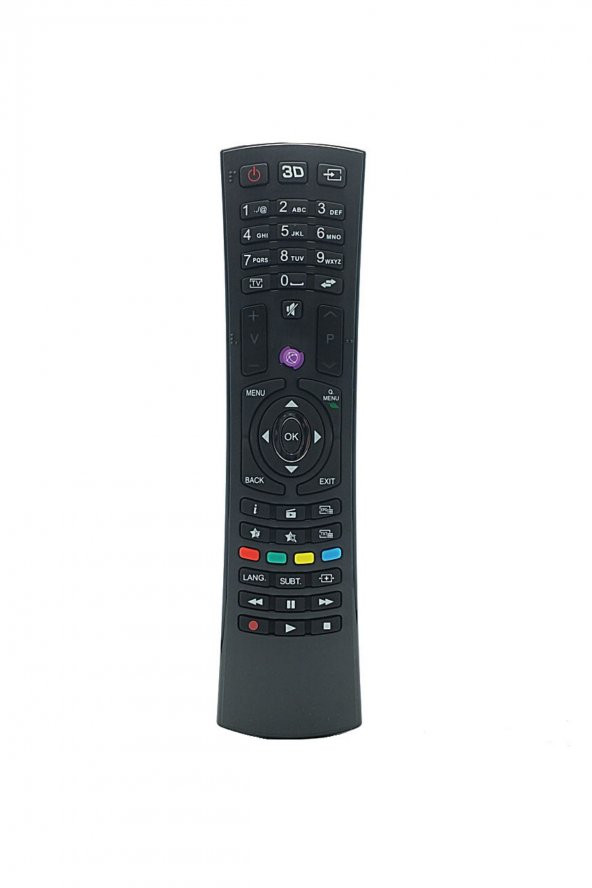Rca4890/30089290 Vestel 42fa7200 Lcd 3d Smart Led Tv Televizyon Kumandası Mor Tuş 3d Mor