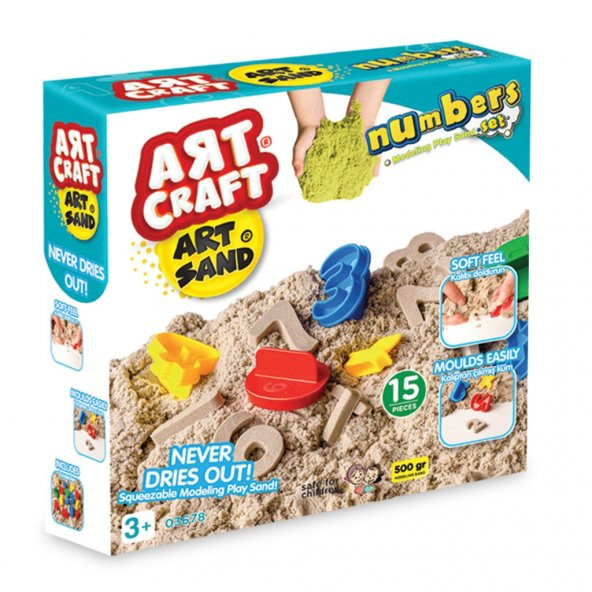 Art Craft - 500 gr Artsand Numaralar Kum Seti - 3