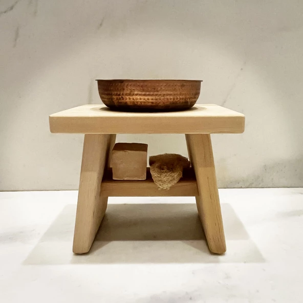 Shark Anatolia Sedir Ahşap Banyo Taburesi Oturak - 2