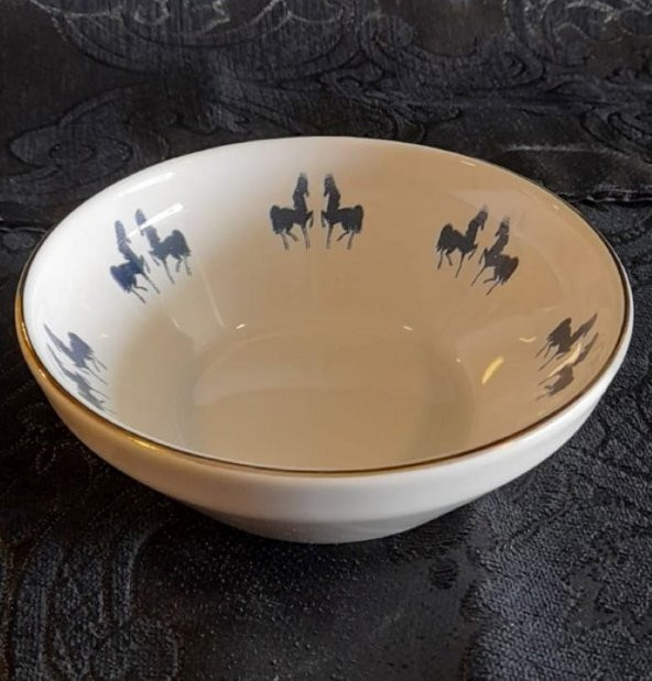 At Desenli Porselen 27 parça 6 kişilik Yemek Takımı - 2