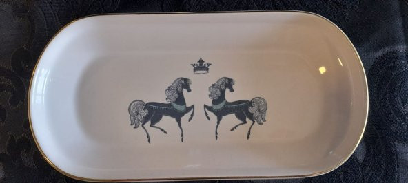 At Desenli Porselen 27 parça 6 kişilik Yemek Takımı - 4