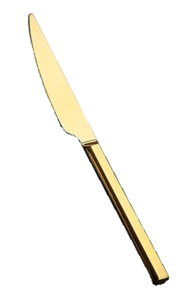 Özlife Dzhg-302 Hüma 12li Yemek Bıçağı Gold