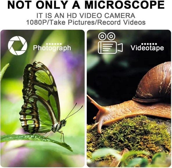 Bysameyee 4K 3840x2160P Kablosuz Dijital Mikroskop - 3