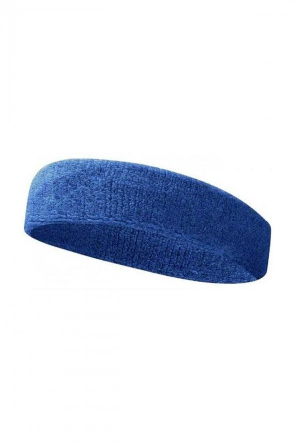 Tayzon Havlu Ter Bandı Kafa Bandı Headband Tenis Saç Bandı Mavi