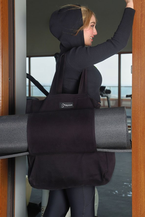 TAYZON Heybeli Yoga Pilates Mat Çantası - 3