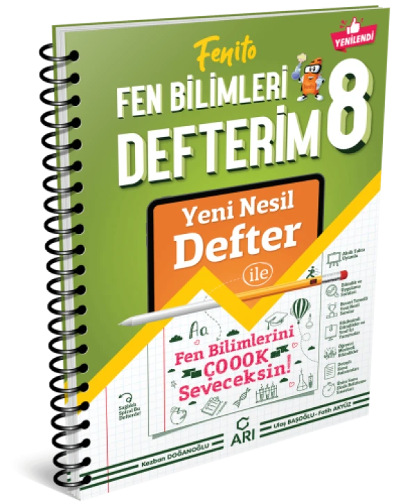 Arı 8.sınıf Fenito Fen Bilimleri Defterim