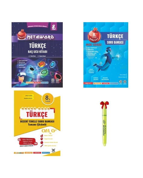 LGS 8.Sınıf Metaword MOD Beceri Temelli Türkçe Soru Bankası
