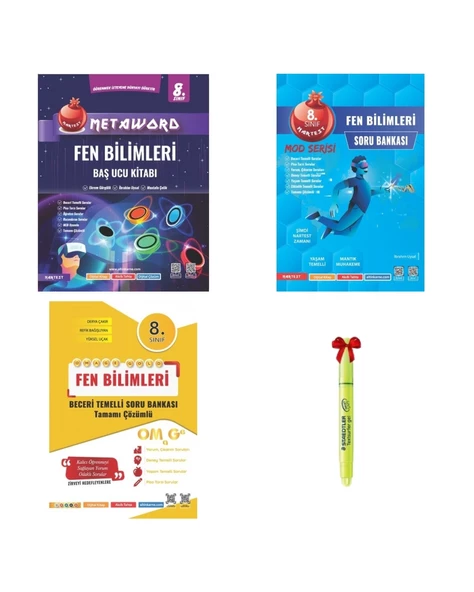 LGS 8.Sınıf Metaword MOD Beceri Temelli Fen Bilimleri Soru Bankası