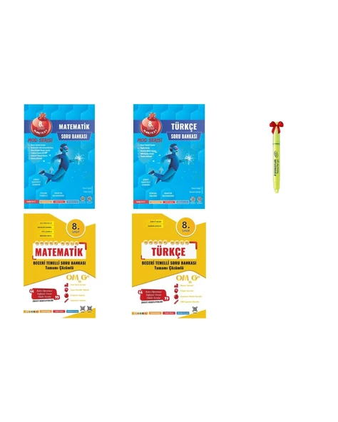 LGS 8.Sınıf MOD ve Beceri Temelli Matematik Türkçe Soru Bankası