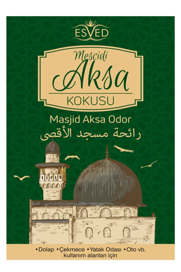 Mescidi Aksa Kokusu Sprey 400 Ml Dolap ve Çekmece Kokusu Hediyeli - 3