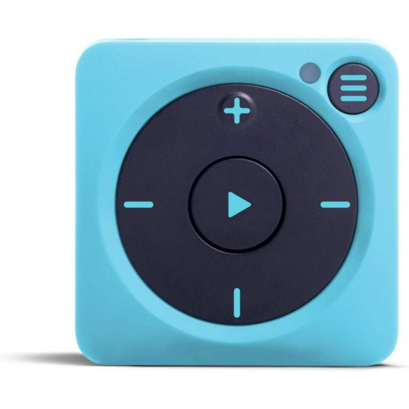 Mighty Müzik Oynatıcı Bluetooth ve Kulaklıkla Çalışır - Mavi