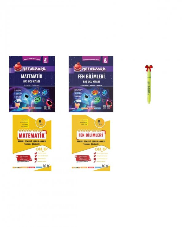 LGS 8.Sınıf Metaword ve Beceri Temelli Matematik FEN Soru Bankası