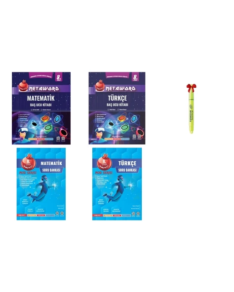 LGS 8.Sınıf Metaword ve MOD Serisi Matematik Türkçe Soru Bankası