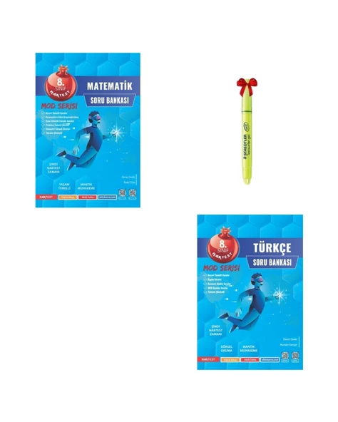 LGS 8.Sınıf MOD Serisi Matematik ve Türkçe Soru Bankası