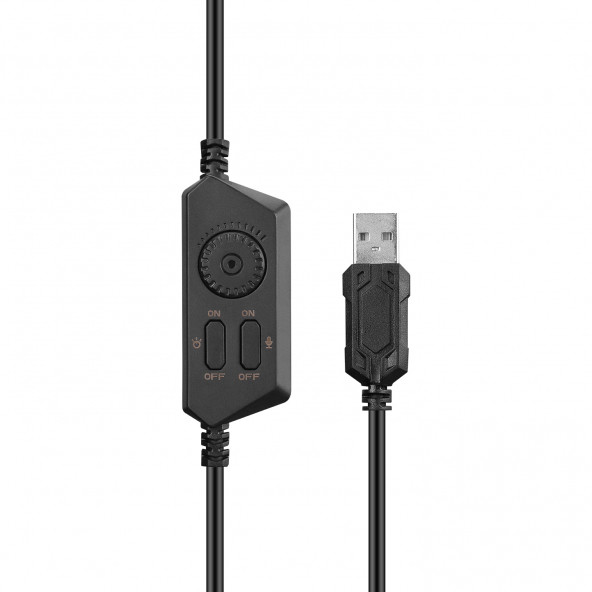 Rampage RMX-G6 HYDRA USB 7.1 Gaming Kulaklık Oyuncu Kulaklığı Çıkartılabilir Mikrofon Ses Kontrol - 10