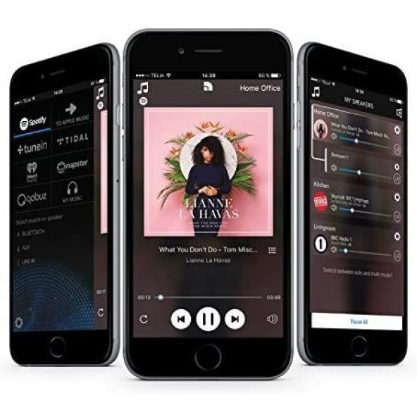 Audio Pro Addon C5 Compact High Fidelity WiFi Bluetooth Kablosuz Çok Odalı Hoparlörler - 4