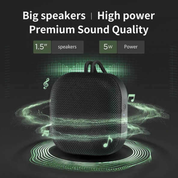 omthing Taşınabilir Kablosuz Dış Mekan Bluetooth Hoparlör - 2