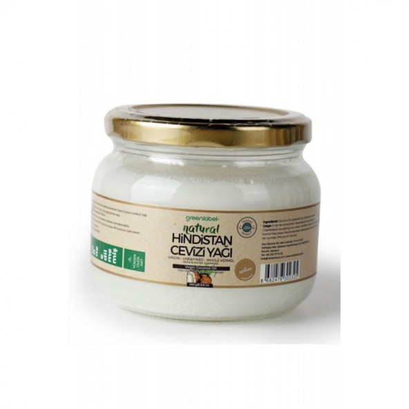 green label hindistan cevizi yağı