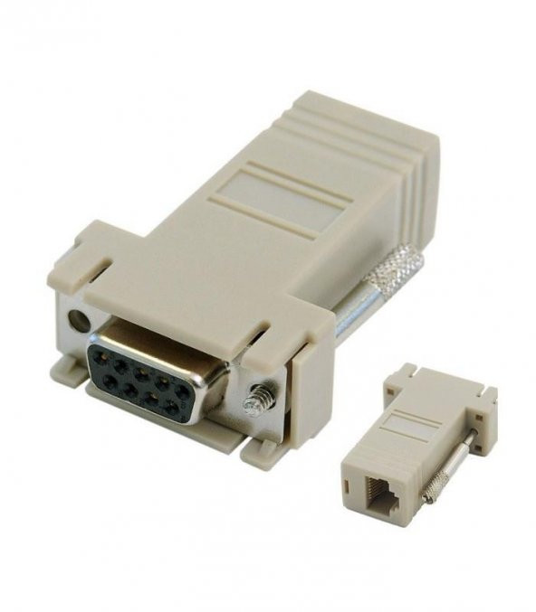 9 pin dişi- rj45 dişi çevirici