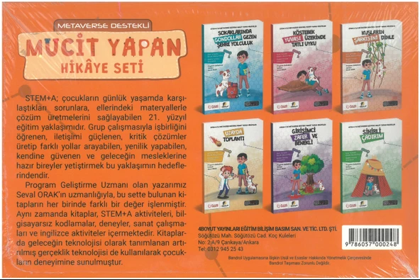4 Boyut Mucit Yapan Tasarı Becerileri Hikayelerim Seti 3 Ve 4. Sınıflar - 2