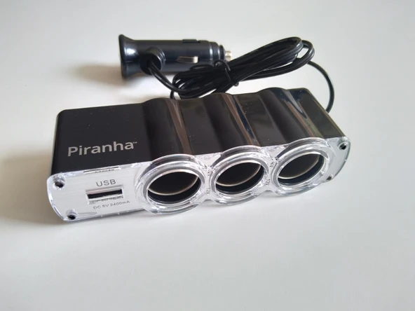 ÇAKMAK ÇOKLAYICI 3LÜ USB GİRİŞLİ 12V ANAHTARLI ÇAKMAK ŞARJ ADAPTÖRÜ ÇOK AMAÇLI (Çakmak Soketi) - 3