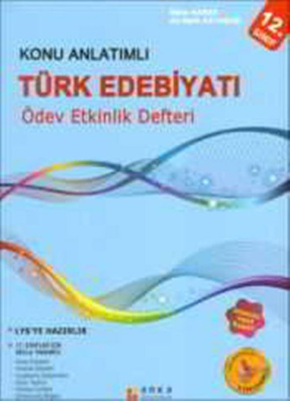 12.Sınıf Türk Edebiyatı Konu Anlatımlı Ödev Etkinlik Defteri
