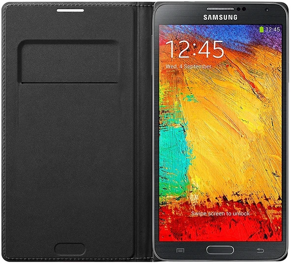 Samsung Galaxy Note 3 Neo N7500 Orjinal Flip Wallet Kapaklı Kılıf - 3